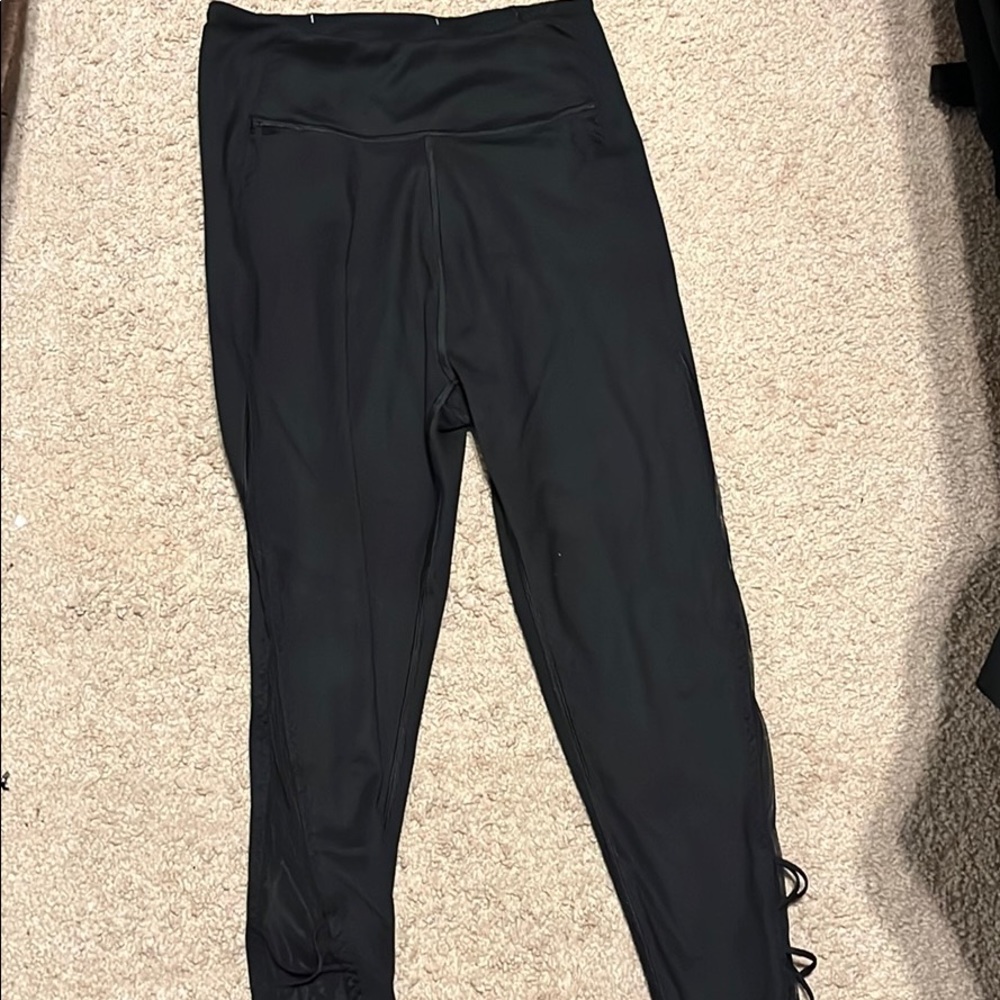 VS Black Mesh Leggings